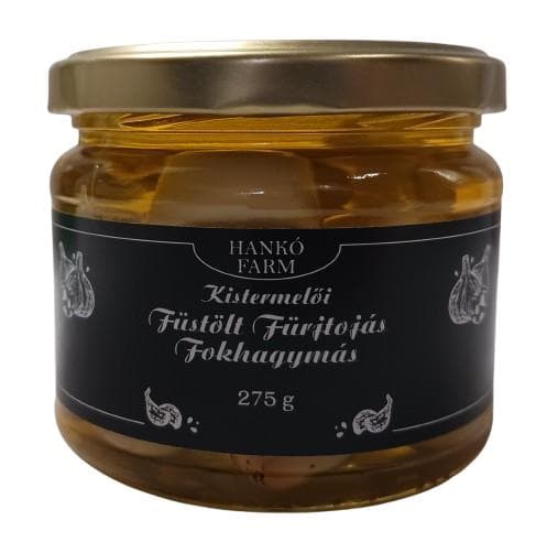 Füstölt fürjtojás üvegben- fokhagymás