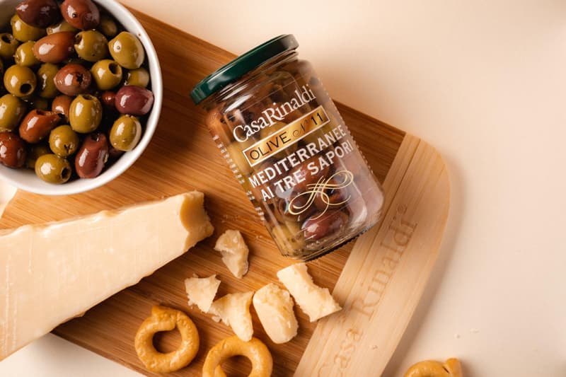 Casa Rinaldi Mediterrán háromszínű olívabogyó 270g