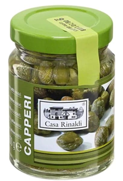 Capers in wine vinegar