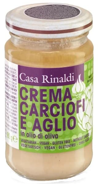 Casa Rinaldi Articsóka és fokhagyma krém olívaolajban