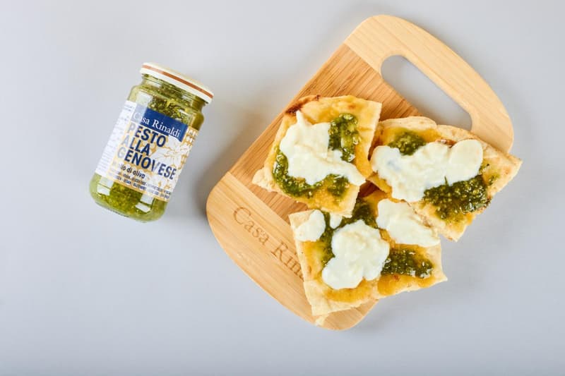 Casa Rinaldi Genovai pesto olívaolajjal