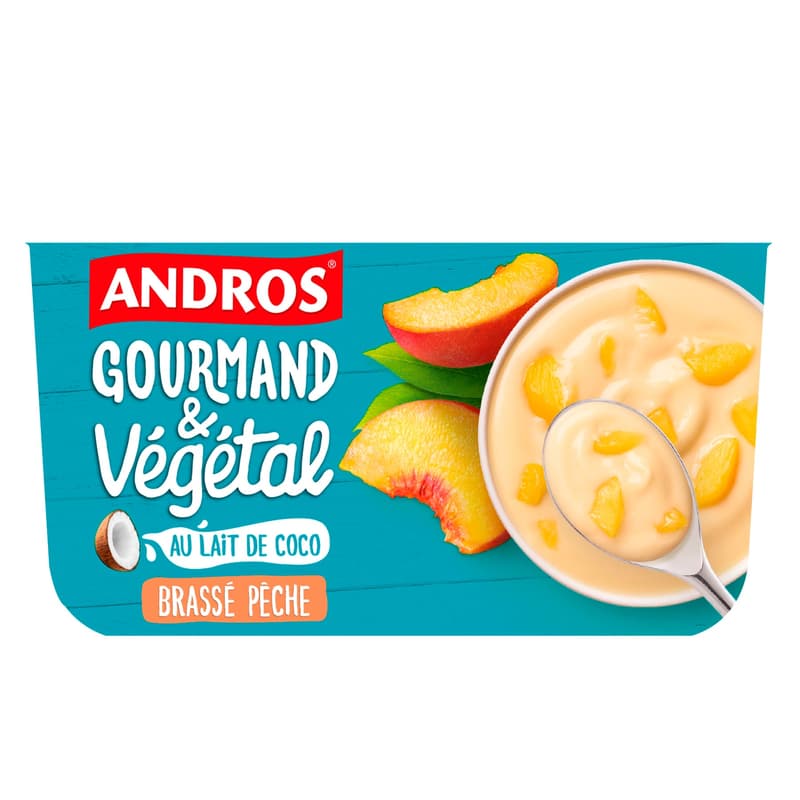 Andros Gourmandt & Végétal Apricot Vegangurt (4x100g)