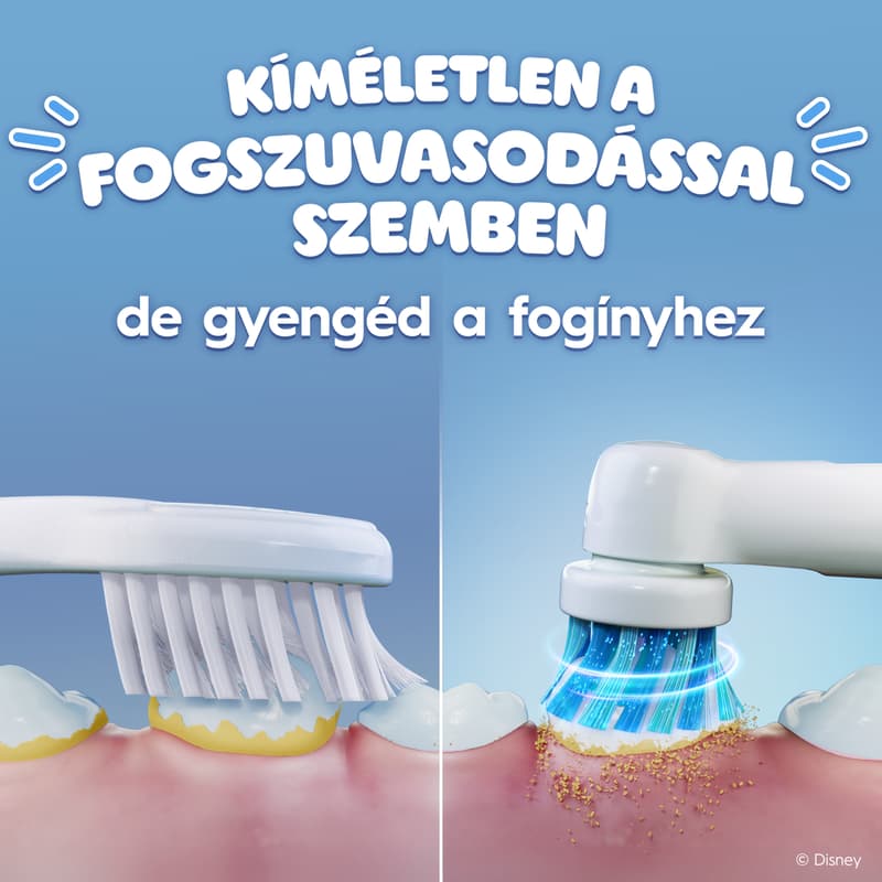 Oral-B Pro Kids Elektromos Fogkefe, Oroszlánkirály, Utazótokkal