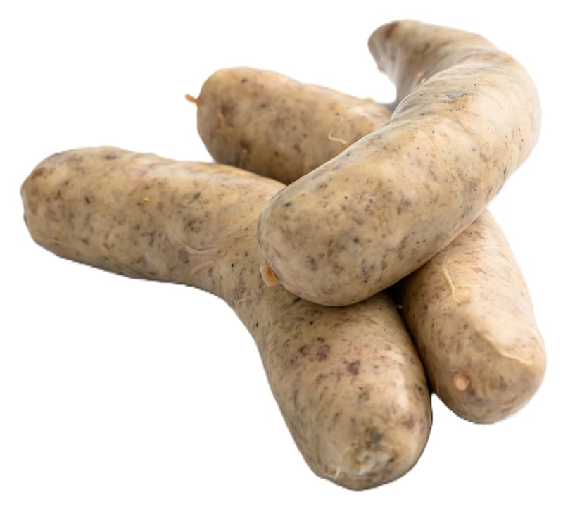 Pork sausage with orange and ginger