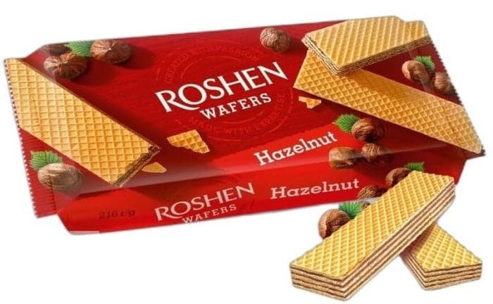 Roshen Wafers Mogyorókrémes ostya