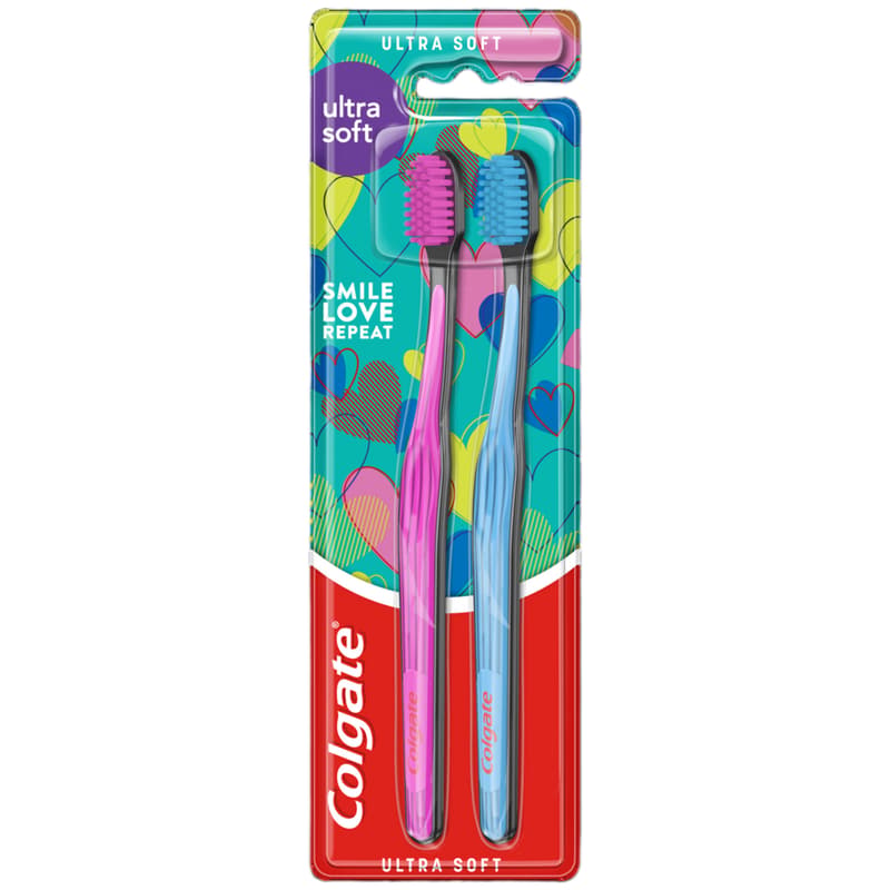 Colgate Ultra Soft Smile Love soft toothbrush duo