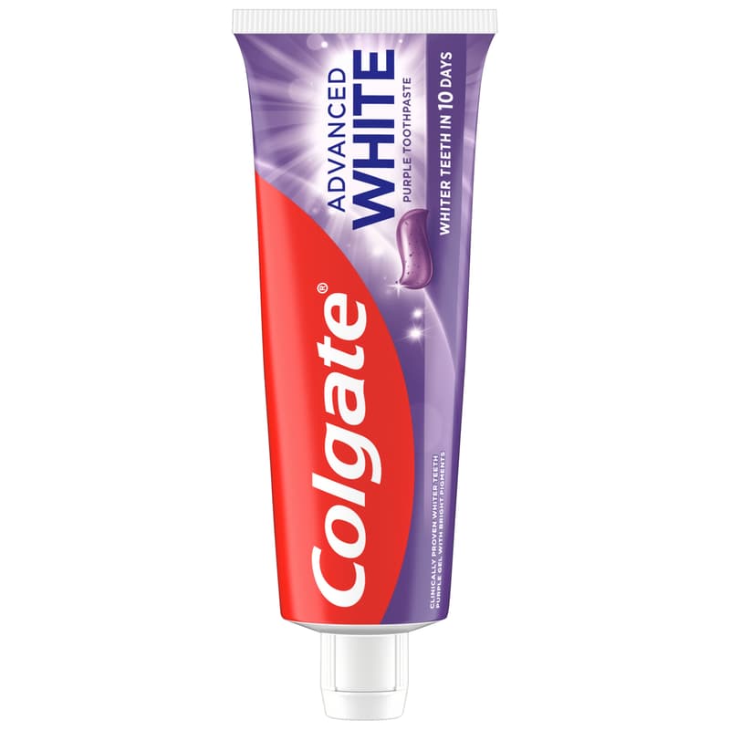 Colgate Advanced Whitening Purple toothpaste