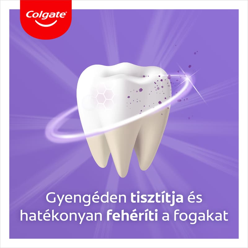 Colgate Advanced Whitening Purple toothpaste