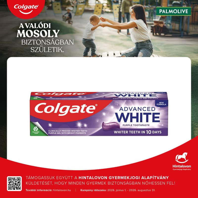Colgate Advanced Whitening Purple toothpaste