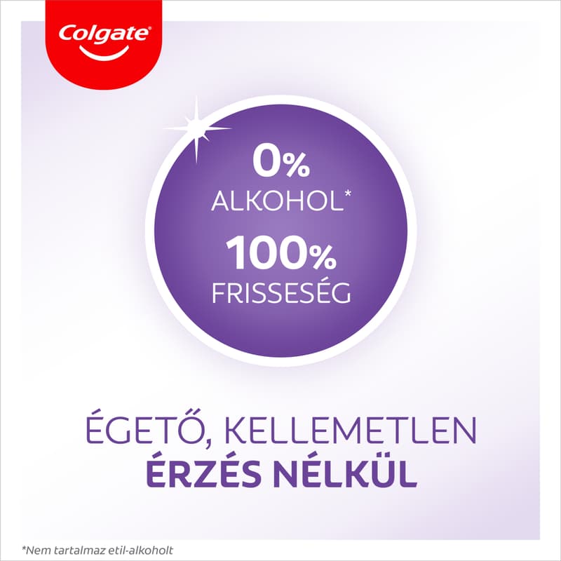 Colgate Max White Purple mouthwash