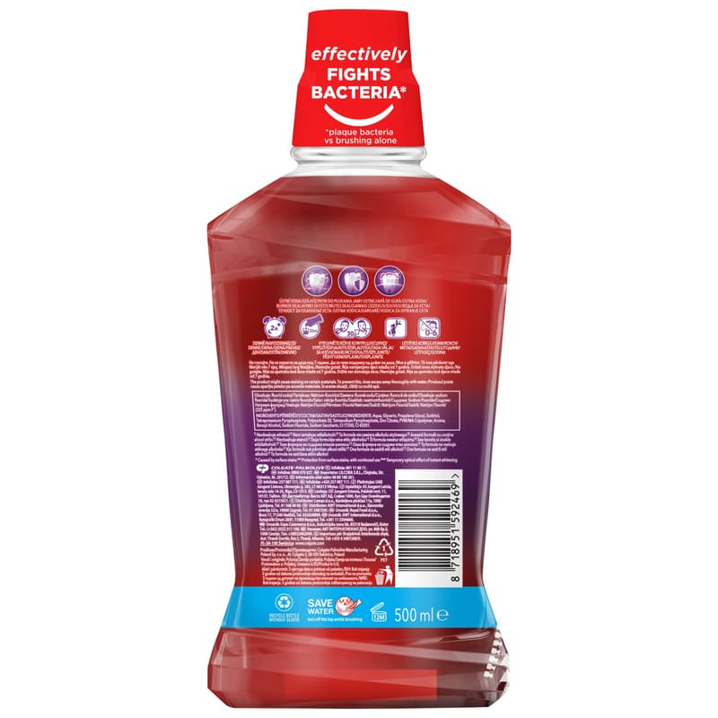 Colgate Max White Purple mouthwash