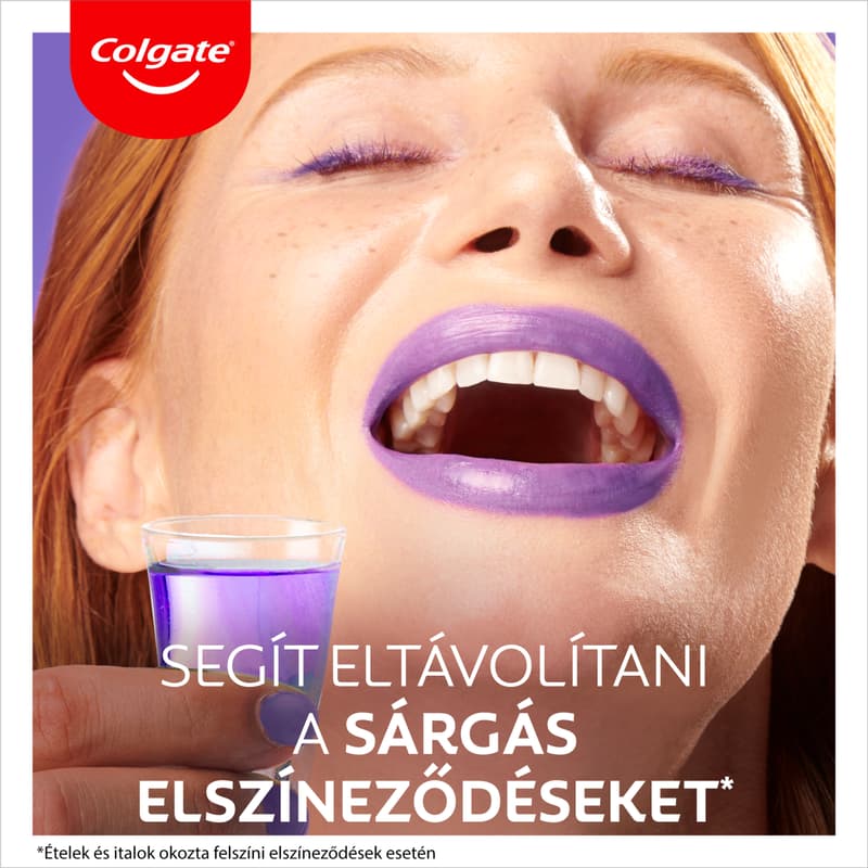 Colgate Max White Purple mouthwash