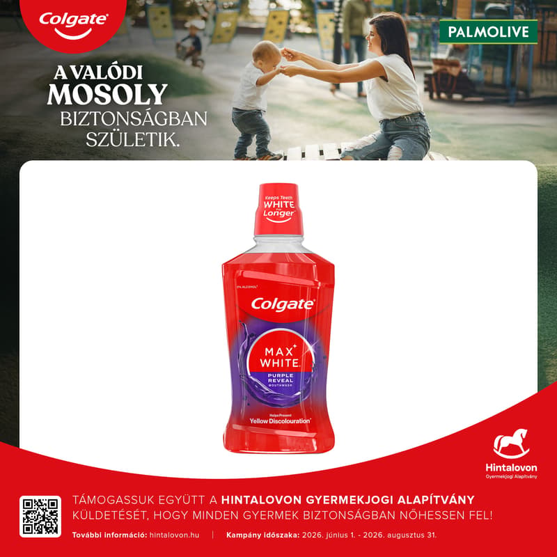 Colgate Max White Purple mouthwash