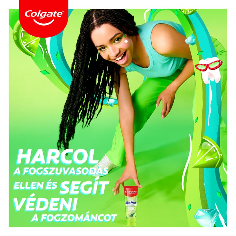 Colgate Max Fresh Fruit Fusion Lime fogkrém