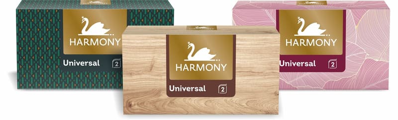 FACIAL TISSUE HARMONY UNIVERSAL 1x150, 2PLY