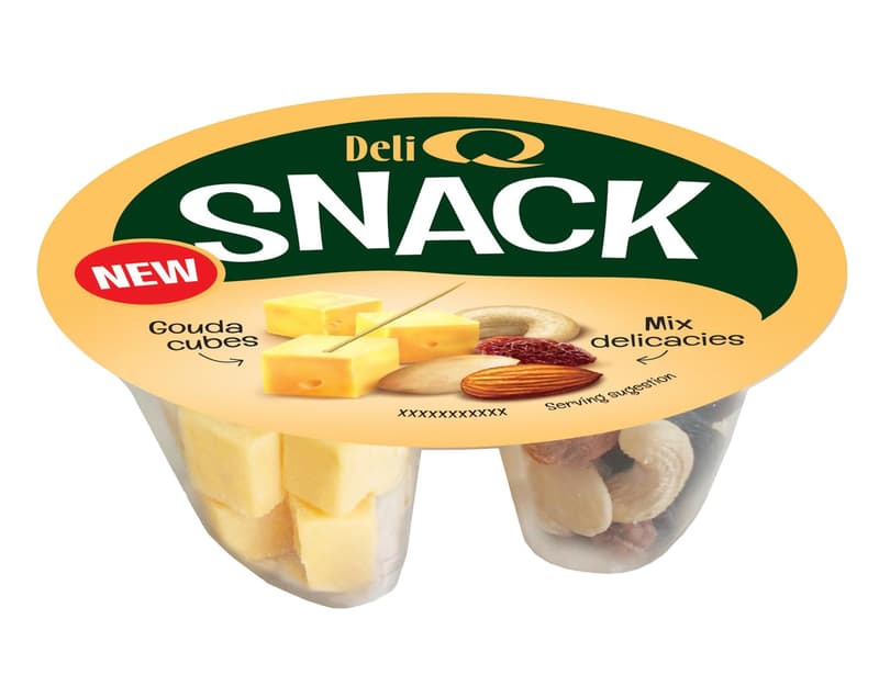 Deli Q Snack Gouda Cubes & Nuts Mix