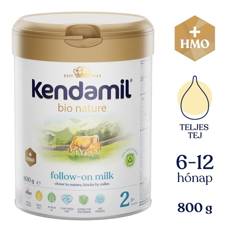 Kendamil BIO NATURE 2 HMO+ Follow-On Milk Formula (800 g)