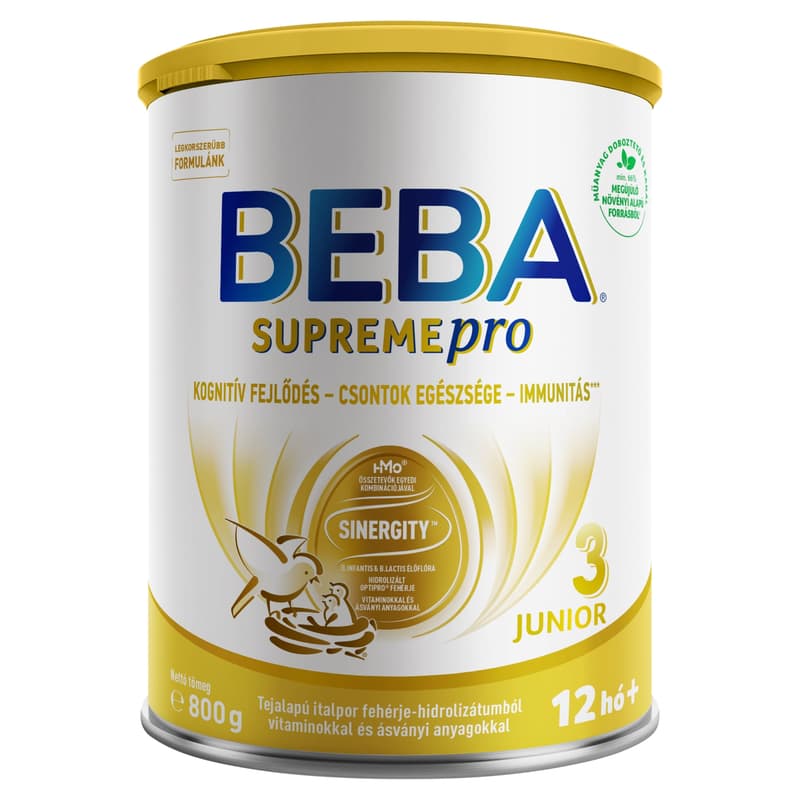 BEBA Supremepro 3 Junior tejalapú italpor 12 hónapos kortól