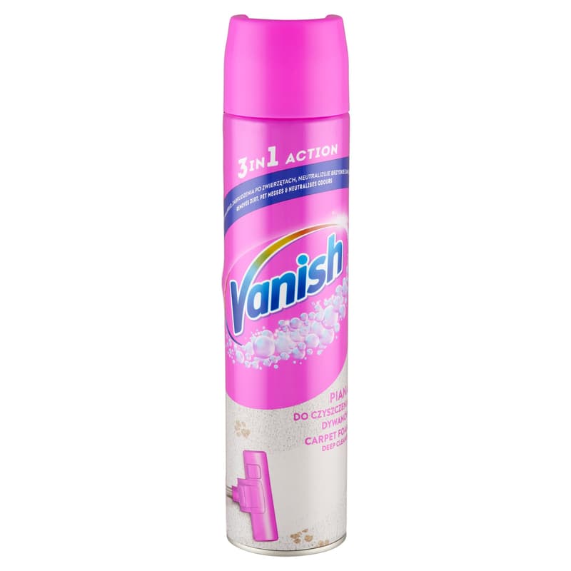 Vanish Carpet Cleaner Foam, 600ml