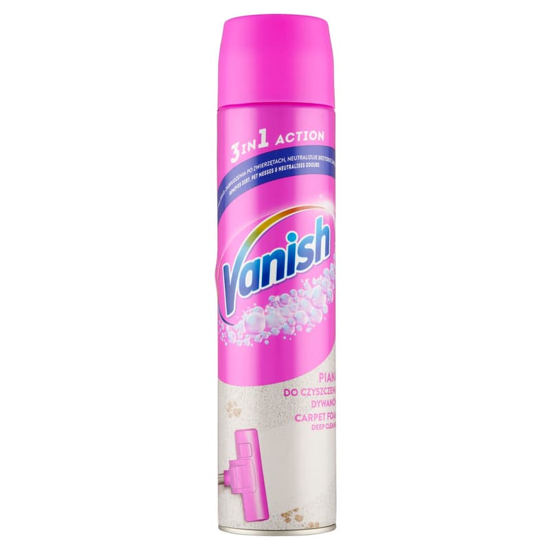 Vanish Carpet Cleaner Foam, 600ml