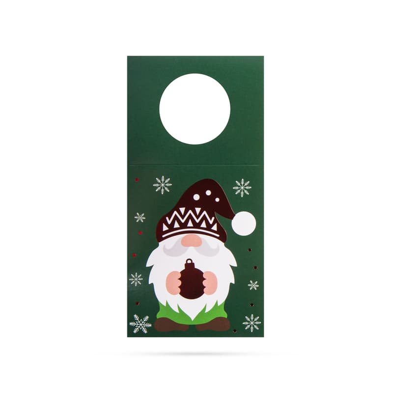 Christmas drink bottle card - 6 pcs / pack