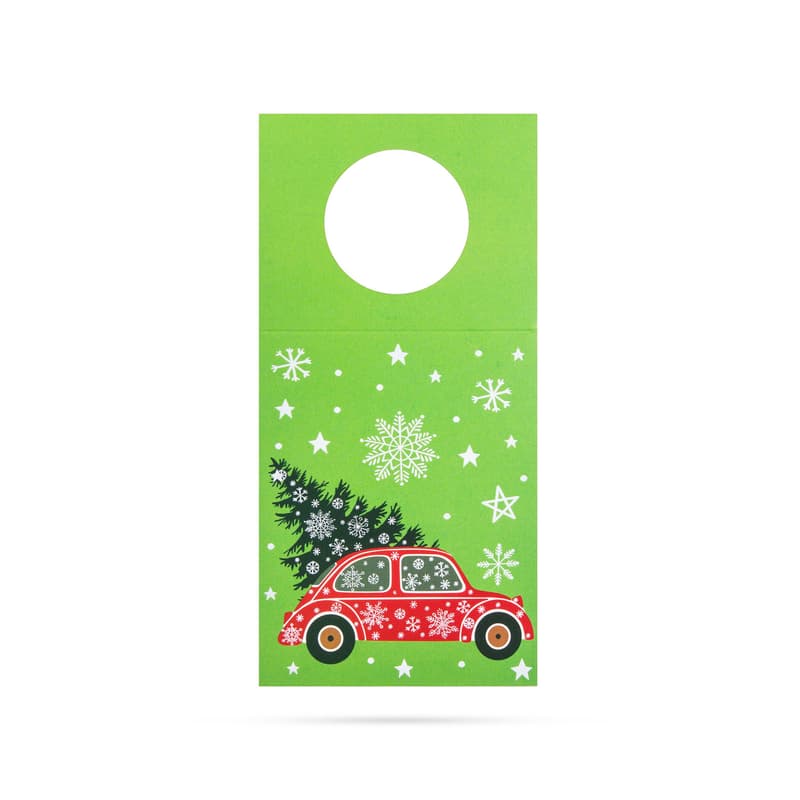 Christmas drink bottle card - 6 pcs / pack