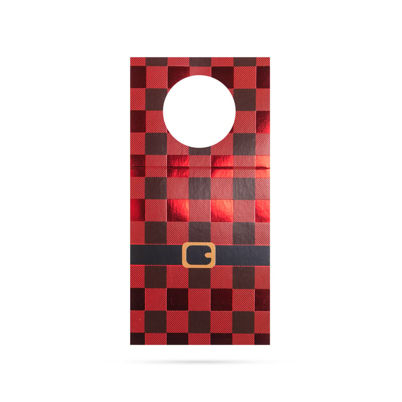 Christmas drink bottle card - 6 pcs / pack