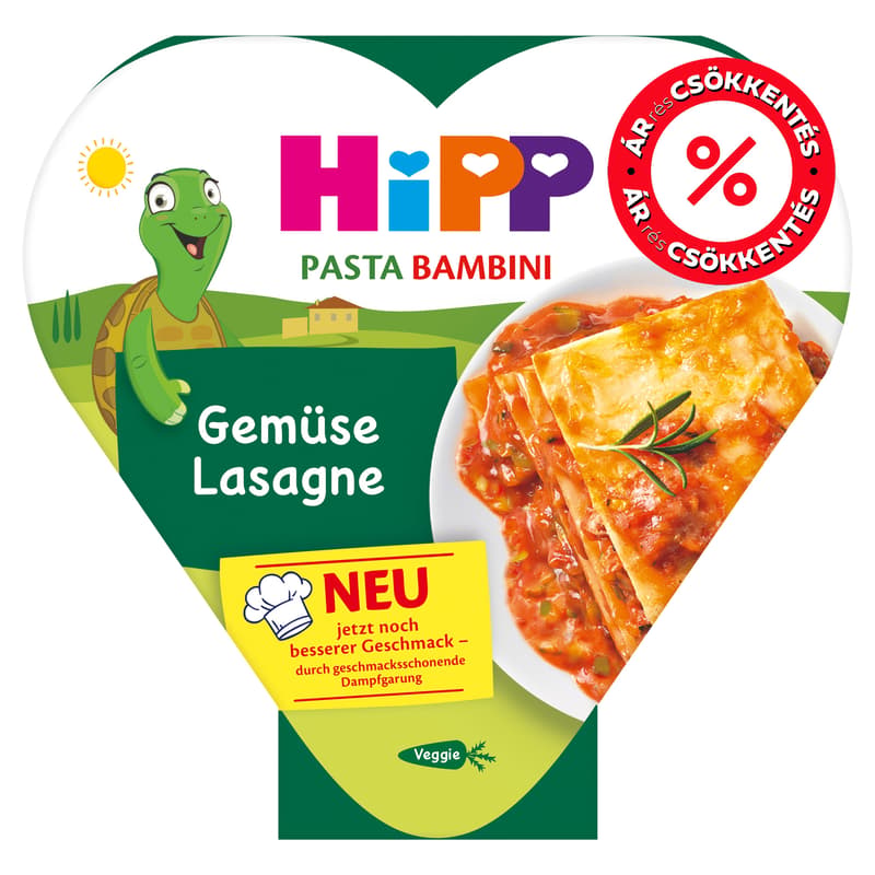 Hipp BIO Vegetable lasagne, from 1 year