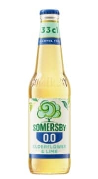 Somersby cider with eldelflower-lime flavour