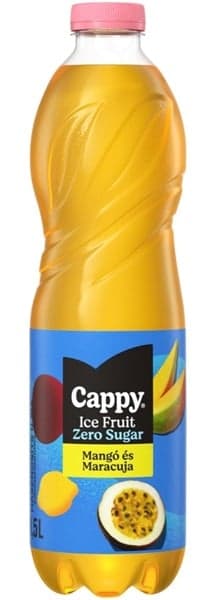Cappy Ice Fruit Zero Sugar Non-Carbonated Mango-Passion Fruit Flavored Drink, with Sweeteners 1,5 l
