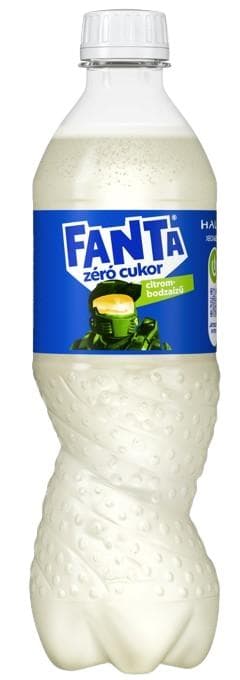 Fanta Zero Sugar Energy-Free Lemon and Elderberry Carbonated Soft Drink with Sweeteners 500 ml