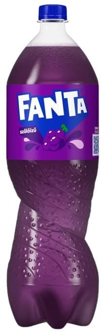 Fanta Grape-Flavored Carbonated Soft Drink with Sugar and Sweeteners 1,75 l