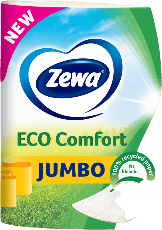 Zewa Jumbo Eco Comfort 2ply household tissue 1 roll 325 sheet