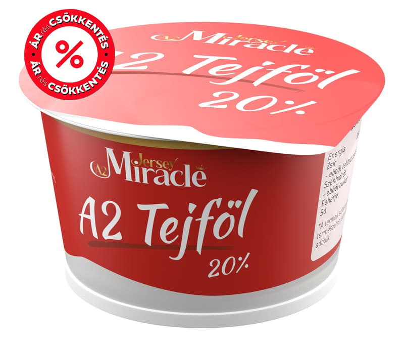 Jersey Miracle A2 tejföl 20%