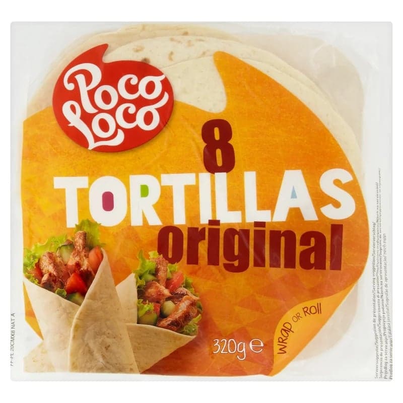 Poco Loco flour tortilla 8*20cm 320g