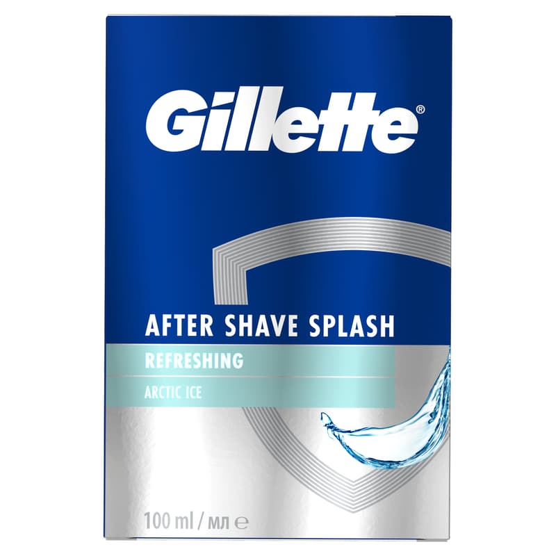 Gillette Series Aftershave Splash, Arctic Ice Illattal, 100 ml
