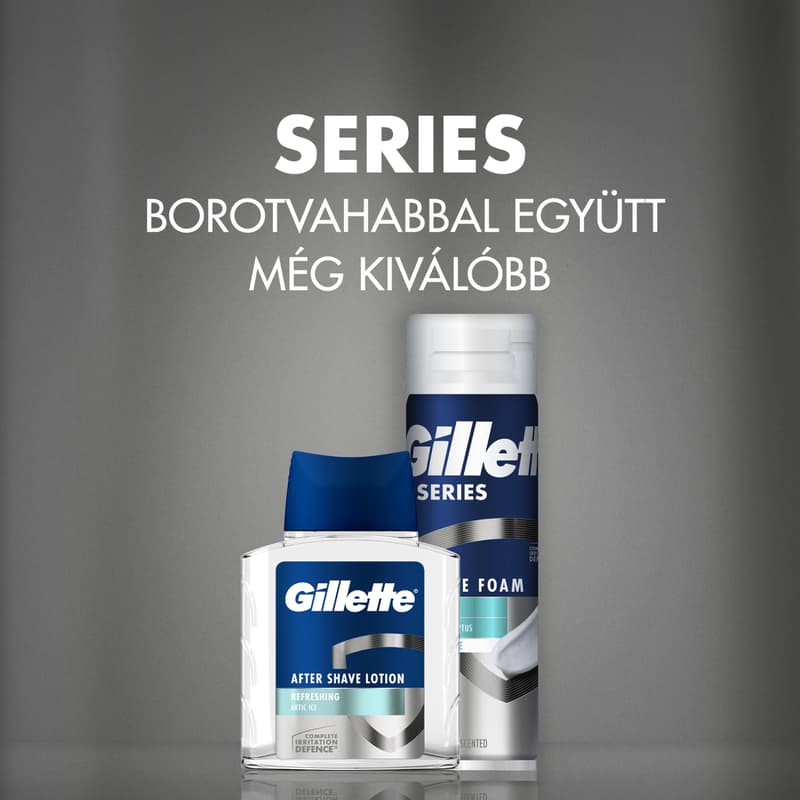Gillette Series Aftershave Splash, Arctic Ice Illattal, 100 ml