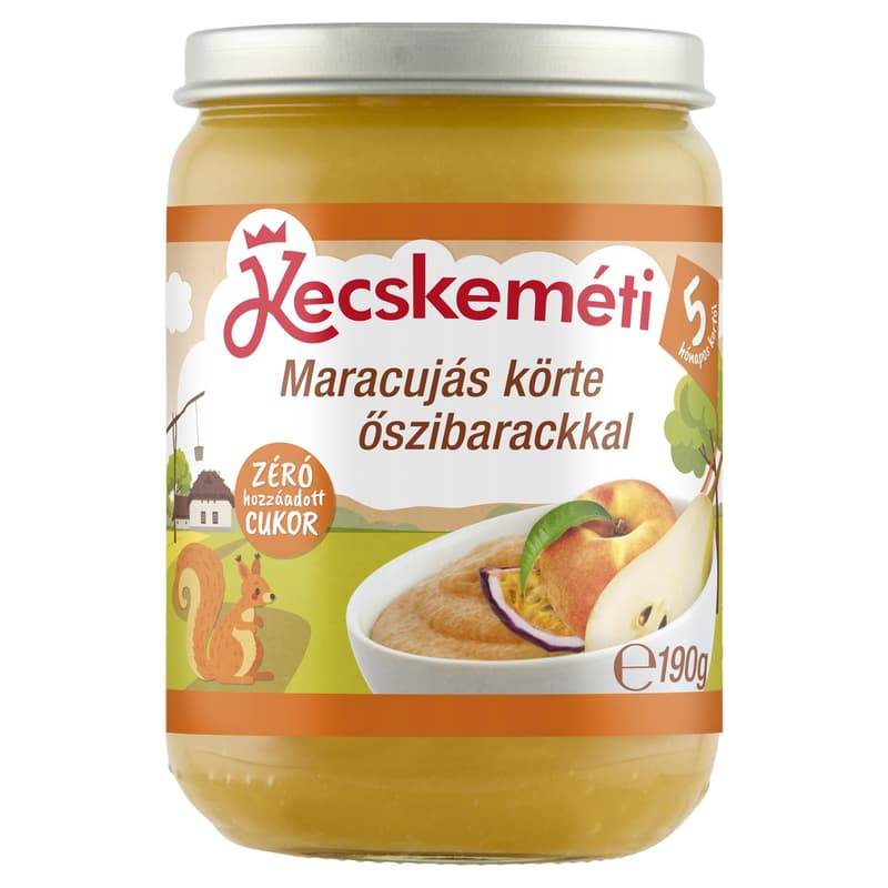 Kecskeméti Passion fruit pear with peaches, from 5 months
