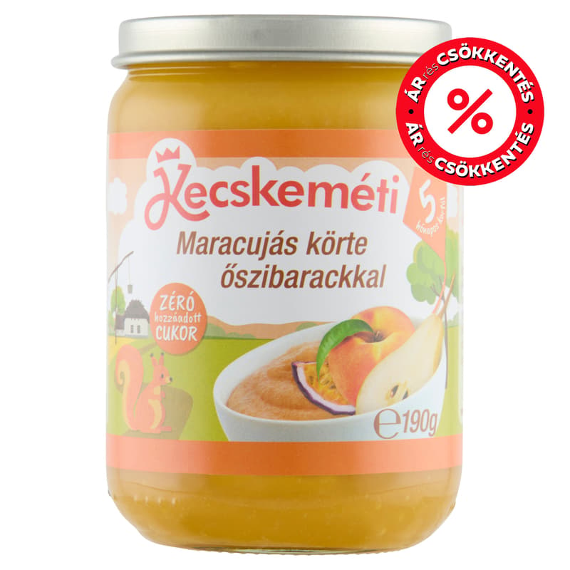 Kecskeméti Passion fruit pear with peaches, from 5 months