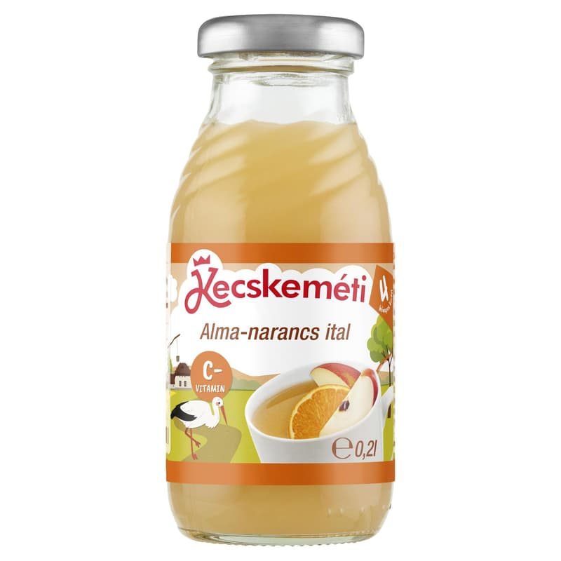 Kecskeméti Apple-orange drink, from 4 months