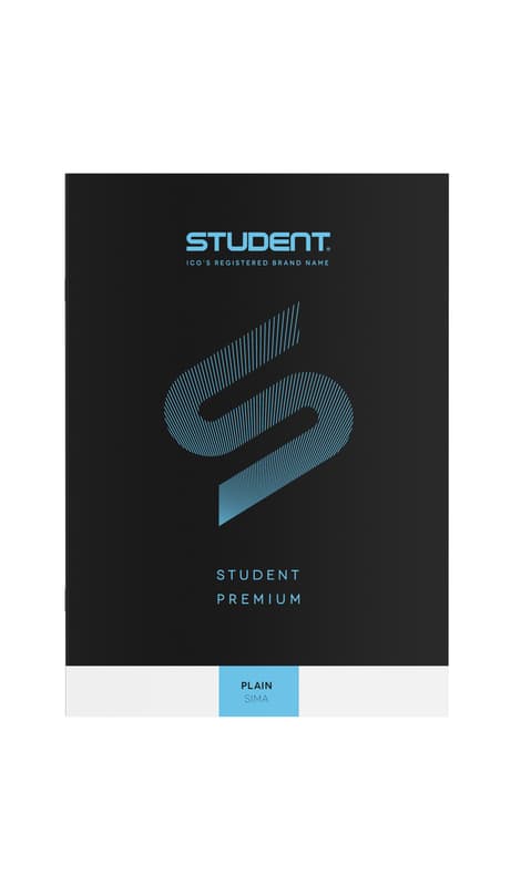 Ico Student Prémium (Fekete) Füzet Sima 32 Lap A/4