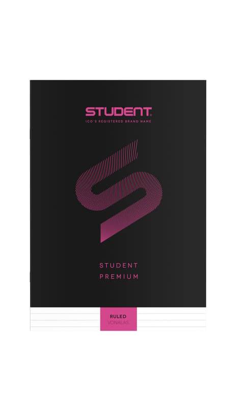 Ico Student Prémium (Fekete) Füzet Vonalas 32 Lap A/4