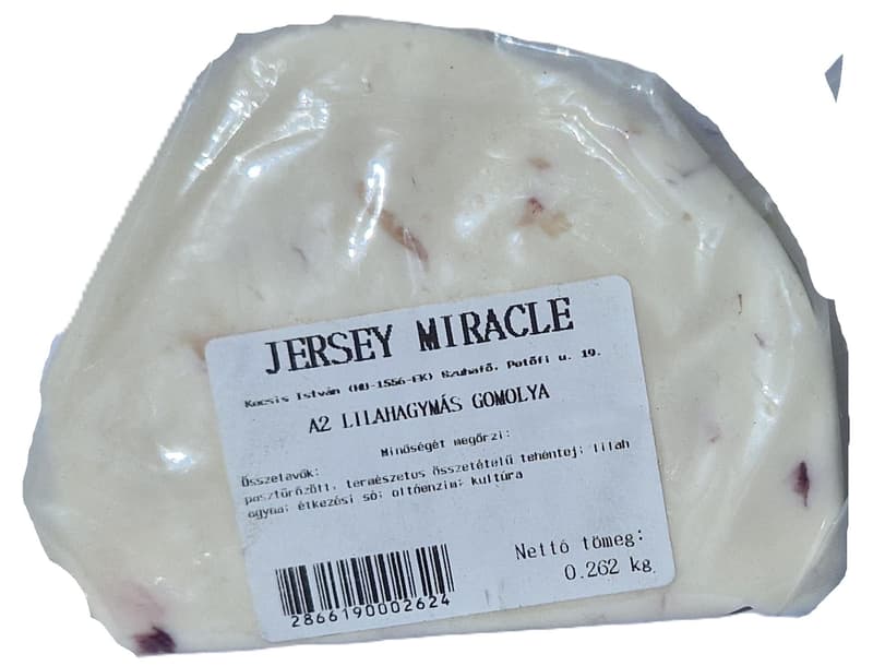 Jersey Miracle A2 Gomolya sajt lilahagymás