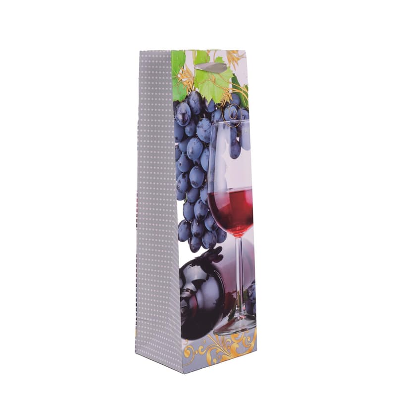 Gift Paper Bag Red Wine 12x36 cm