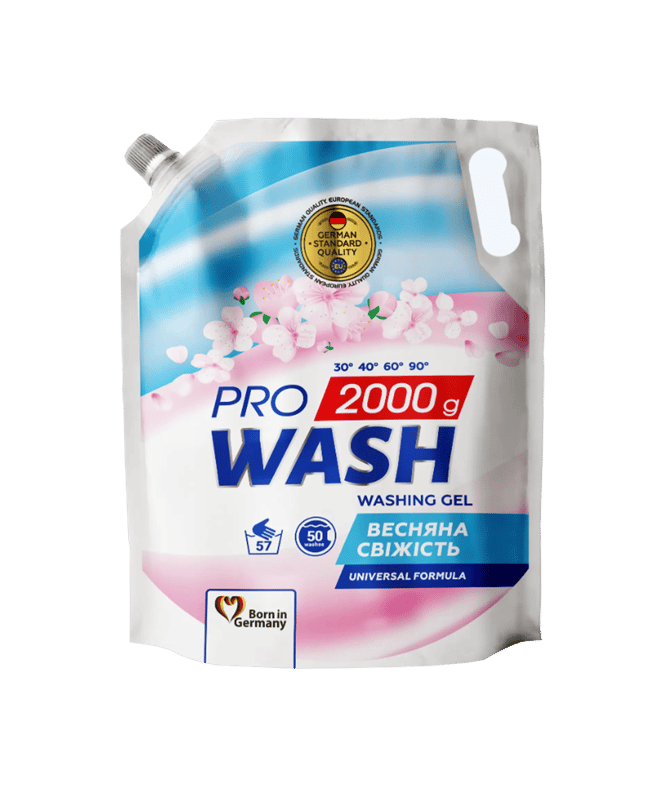 PRO WASH Spring Freshness universal washing gel (doypack)