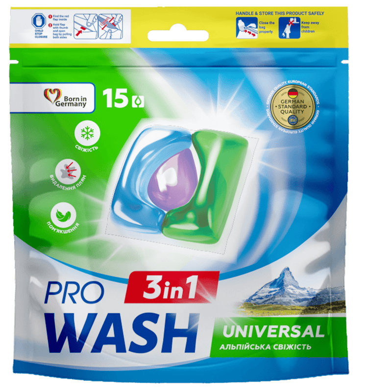 PRO WASH 3 in 1 "Alpine Freshness" universal washing gel
