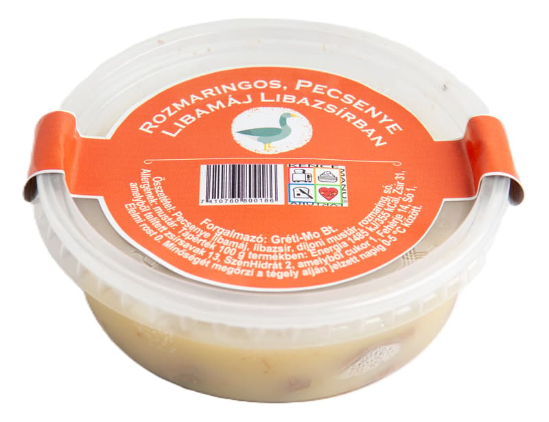 Kence Manufaktúra Goose Liver with Rosmary and Dijon Mustard