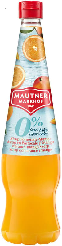 Mautner Markhof Narancsos Mangós szörp 0% hozzáadott cukorral