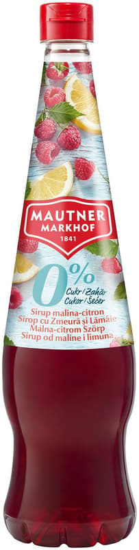 Mautner Markhof Málna citrom szörp 0% hozzáadott cukorral
