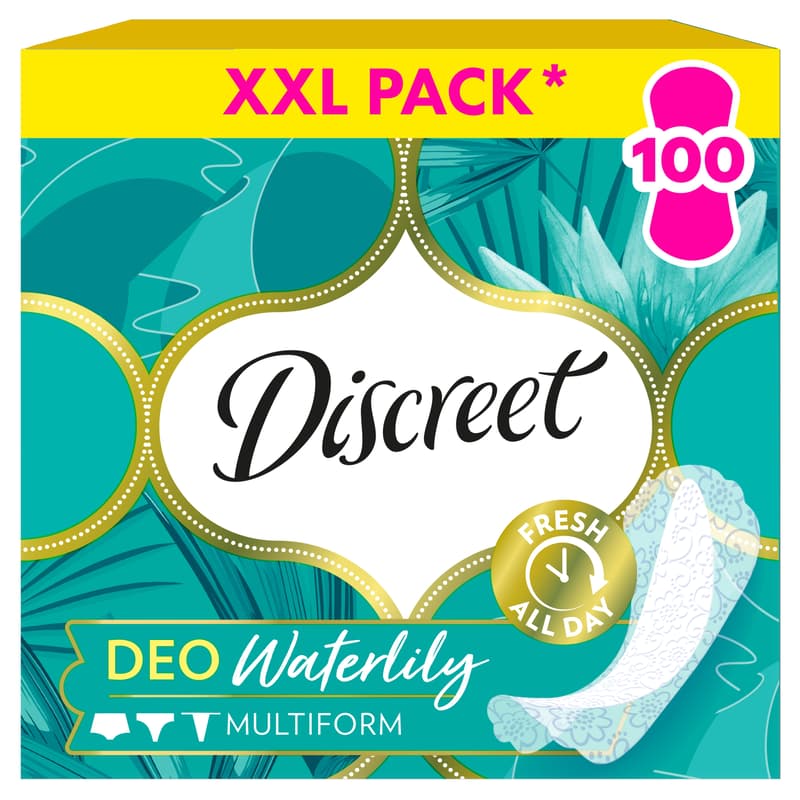 Discreet Liners Normal Water Lily 100CT